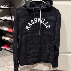 Nashville Black Camo Men's Hoodie